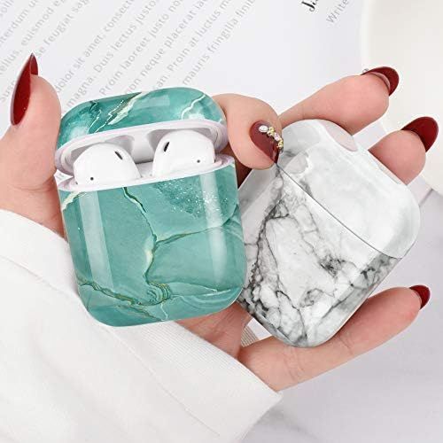  [아마존베스트]Newseego Compatible with AirPods Case, Ultra-thin Marble Case, Full Protection Case, Marble Pattern, Airpods Portable Case For Airpods Earpods Earphones Charging Bag