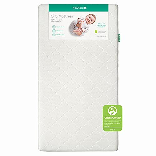  Newton Baby Crib Mattress and Toddler Bed - 100% Breathable Proven to Reduce Suffocation Risk, 100% Washable, 2-Stage, Non-Toxic Better Than Organic, Removable Cover - Deluxe 5.5 T