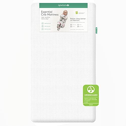  Newton Baby Essential Crib Mattress and Toddler Bed - 100% Breathable Proven to Reduce Suffocation Risk, 100% Washable, 2-Stage, Non-Toxic, Better Than Organic - Removable Cover In