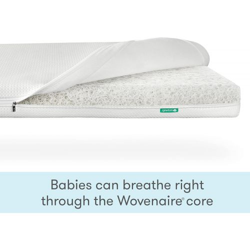  Newton Baby Essential Crib Mattress and Toddler Bed - 100% Breathable Proven to Reduce Suffocation Risk, 100% Washable, 2-Stage, Non-Toxic, Better Than Organic - Removable Cover In