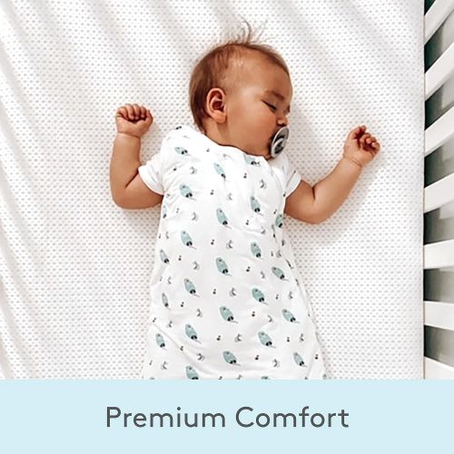  Newton Baby Essential Crib Mattress and Toddler Bed - 100% Breathable Proven to Reduce Suffocation Risk, 100% Washable, 2-Stage, Non-Toxic, Better Than Organic - Removable Cover In