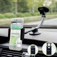 [아마존베스트]Car Phone Mount, Newward 2-in-1 Long Arm Windshield Dashboard Cell Phone Holder for Car Compatible with iPhone 11/11 Pro/Xs/XR/X/8 Plus/8/7/6, Galaxy S20/S10/S9/S9 /Note 10/S8, Hua