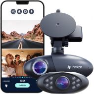 [아마존베스트]Nexar Pro GPS | Dual Dash Cam System | New 2021 Model | SD Card Included | Road & Interior Recording | Unlimited Cloud Storage | Parking Mode | WiFi