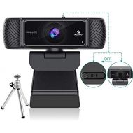 NexiGo 1080P 60FPS Webcam with Software Control and Microphone, AutoFocus, w/Privacy Cover and Tripod, N680P Pro Computer Web Camera for Skype Zoom Teams, Mac PC Laptop Desktop