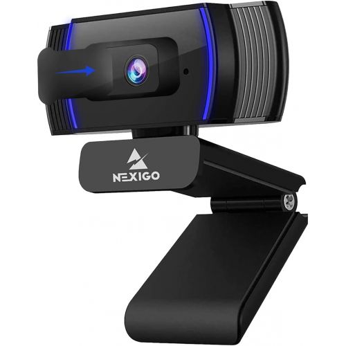  [아마존베스트]2021 AutoFocus 1080p Webcam with Stereo Microphone and Privacy Cover, NexiGo FHD USB Web Camera, for Streaming Online Class, Compatible with Zoom/Skype/Facetime/Teams, PC Mac Lapto