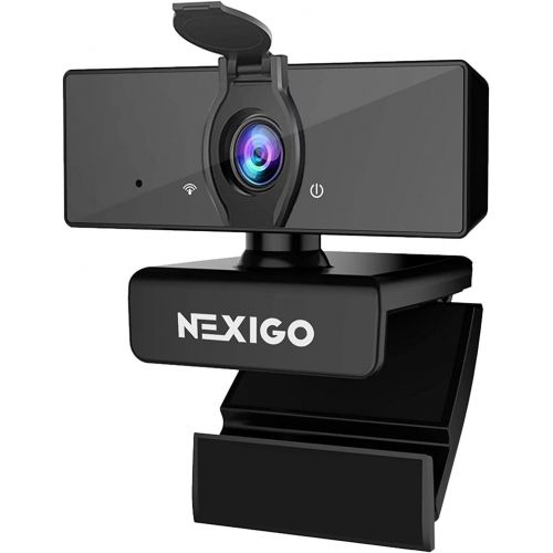  [아마존베스트]1080P Business Webcam with Dual Microphone & Privacy Cover, 2020 [Upgraded] NexiGo USB FHD Web Computer Camera, Plug and Play, for Zoom/Skype/Teams Online Teaching, Laptop MAC PC D