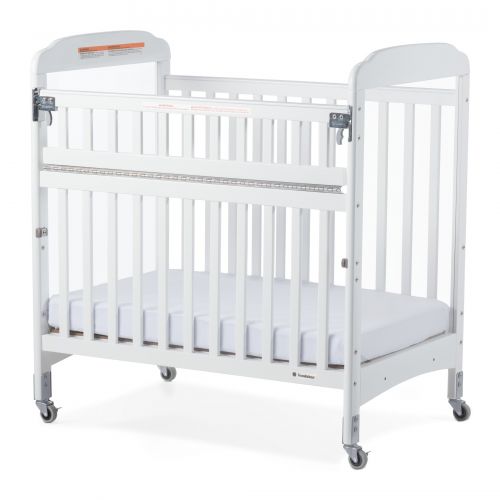  Next Gen Serenity SafeReach Compact Clearview Crib - White by Foundations