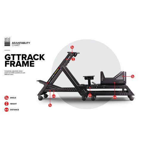  Next Level Racing GTtrack Racing Simulator Cockpit (Frame Only)