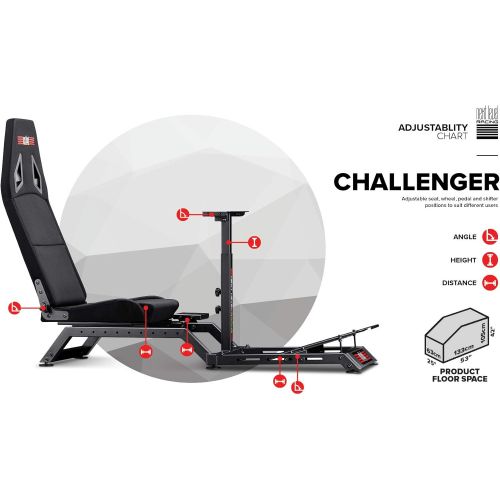  Next Level Racing Challenger Simulator Cockpit - Not Machine Specific