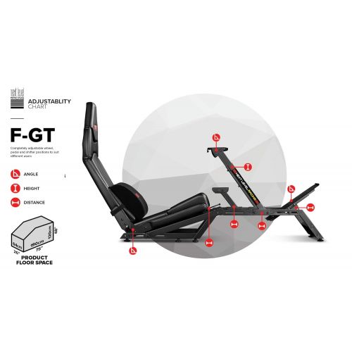  Next Level Racing F-GT Simulator Cockpit (NLR-S010)