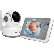 Nexxt Solutions RooMate Wireless Digital Baby Monitor with Pan/Tilt/Zoom function- 3.5 LCD Screen Control monitor-Temp sensor, Feed timer, Night Vision IR LEDs- Two-Way- Built-in L