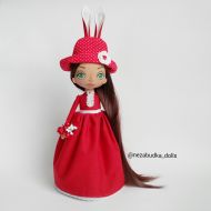 NezabudkaDolls Red Riding Hood rag doll Birthday Gifts for daughter Christmas gift for girl Art interior textile Bedroom decor Customized cloth toy