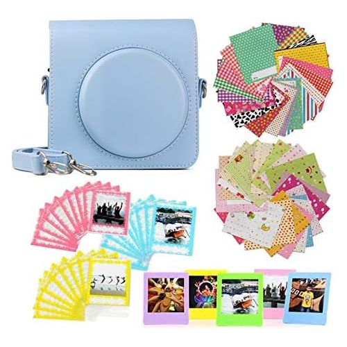  Ngaantyun Camera Accessories Bundle Kit for Instax Square SQ1 Instant Camera, Camera Case/Border Stickers/Desktop Stand Frames/Photo Lace Bag