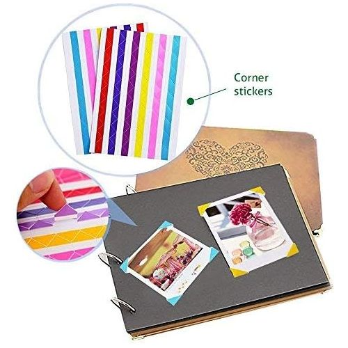  Ngaantyun Bundle Kit Accessories Compatible with Fujifilm Instax Mini Liplay Mini 9 7s 8 8+ 25 50s 70 90 SP-1 SP-2 Polaroid PIC-300P Z2300 Camera Films - Photo Album Wall Hang Fram