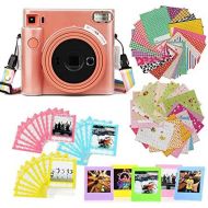 Ngaantyun Camera Accessories Bundle Kit for Instax Square SQ1 Instant Camera, PVC Camera Case/Border Stickers/Desktop Stand Frames/Photo Lace Bags