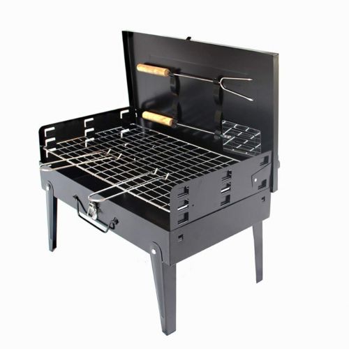  Nhlzj BBQ supplies / barbecue Easy Barbecues Set Mini Grill Detachable Barbecue Portable Carbon Oven Stainless Steel Grill Grilled Mesh Can Be Adjusted Travel Outdoor Picnic Barbecue Too