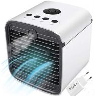 [아마존베스트]NiLeFo 3 in 1 Air Conditioning Air Cooler, Humidifier and Purifier Portable Air Conditioner Air Cooler for Office, Hotel, Garage, 3 Levels and 7 Colors LED Night Light