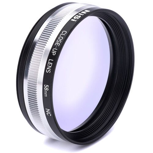  NiSi 58mm Close-Up NC Lens Kit with 49 and 52mm Step-Up Rings