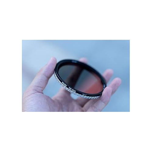  NiSi 82mm Swift System 1-9 VND Kit | 1-5 Stop True Color Variable Neutral Density Filter with Friction-Mounted ND16 (4-Stop) | Adjustable ND, Nano-Coated Optical Glass | Photography and Videography