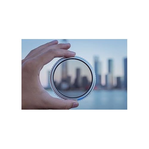  NiSi 82mm Swift System 1-9 VND Kit | 1-5 Stop True Color Variable Neutral Density Filter with Friction-Mounted ND16 (4-Stop) | Adjustable ND, Nano-Coated Optical Glass | Photography and Videography