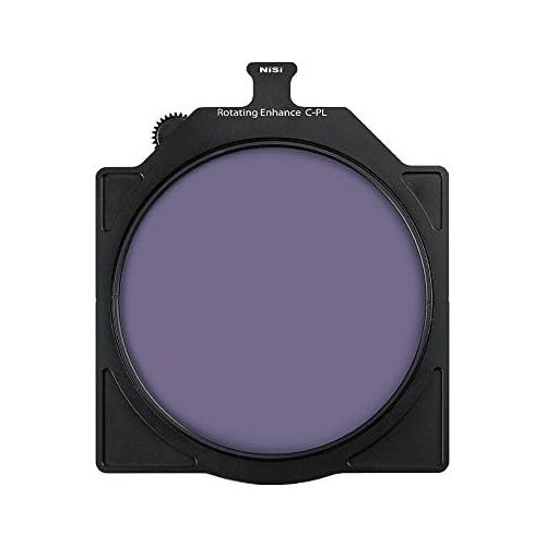  NiSi NIC-66-CPL-EN Rotating Enhanced Circular Polarizer for 6.6 x 6.6 Matte Box from Ikan, Black