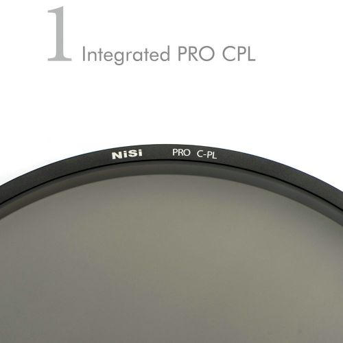  NiSi Filter Holder with CPL for Sigma 14mm F1.8 Lens  150mm for Ultra Wide Lenses from Ikan, Black (NIP-FH150-S5-SI14)
