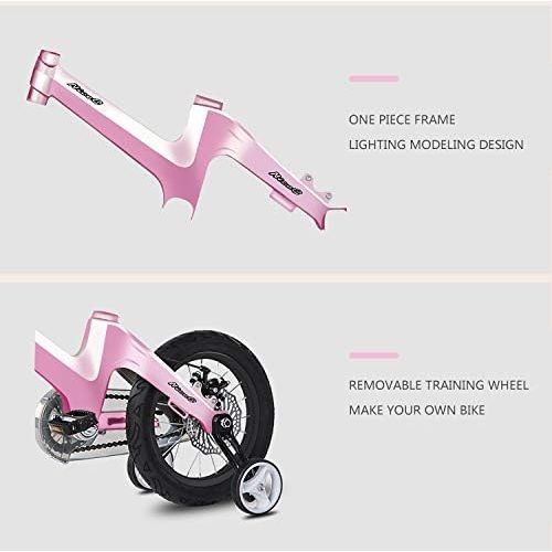  [아마존핫딜][아마존 핫딜] Nice C BMX Kids Bike with Dual Disc Brake for Boy and Girl 12-14-16-18 inch Training Wheels (12 Pink)