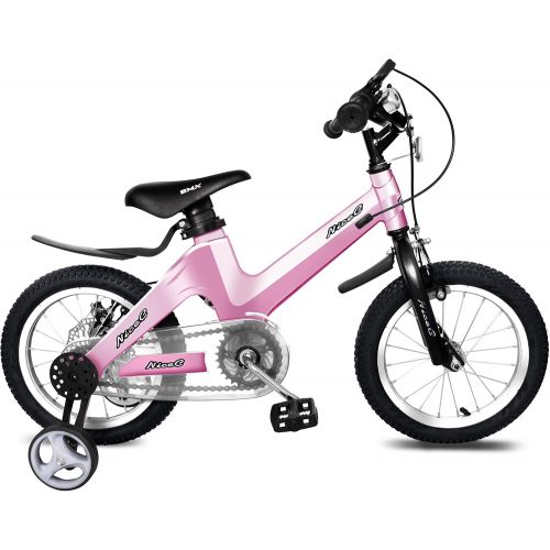  [아마존핫딜][아마존 핫딜] Nice C BMX Kids Bike with Dual Disc Brake for Boy and Girl 12-14-16-18 inch Training Wheels (12 Pink)