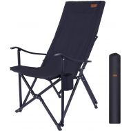 Nice C Patio Dinning Chair, Lounge Chair, Folding Camping Chair, Portable, Backpack, Collapsible, Lightweight with Cup Holder & Carry Bag, Compact & Heavy Duty for Outdoor, Indoor