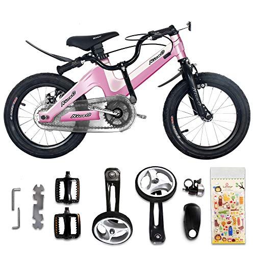  NiceC BMX Kids Bike with Dual Disc Brake for Boy and Girl 14-16 inch Training Wheels