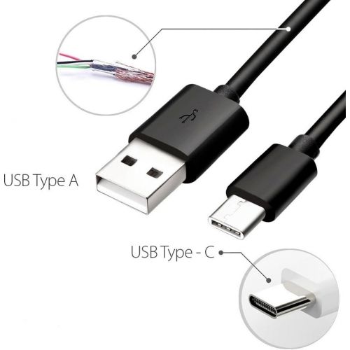  NiceTQ USB-C Type C USB3.1 Data Sync Charger Power Cable Cord for Zhiyun Smooth 4 3-Axis Handheld Gimbal Stabilizer