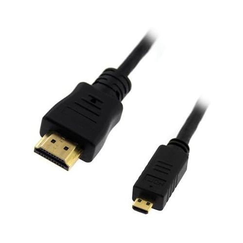  NiceTQ Mizar Micro HDMI to HDMI Male Cable -6ft for Cisco Flip Video UltraHD 3rd Generation