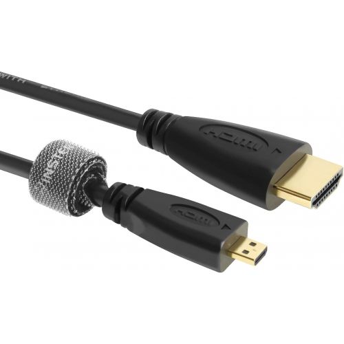  NiceTQ Mizar Micro HDMI to HDMI Male Cable -6ft for Cisco Flip Video UltraHD 3rd Generation