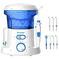 Nicefeel Electric Dental Water Flosser 600ml Capacity Queit Design（50db）Anti-leakage Professional...