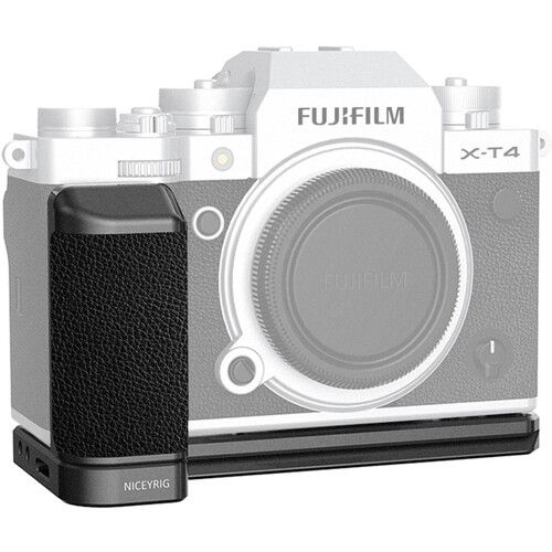  Niceyrig L-Bracket with Leather Grip for Fujifilm X-T4 Camera