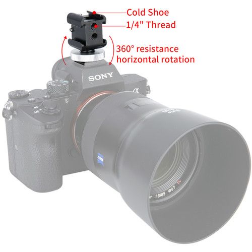  Niceyrig 3-Sided Cold Shoe Mount Adapter