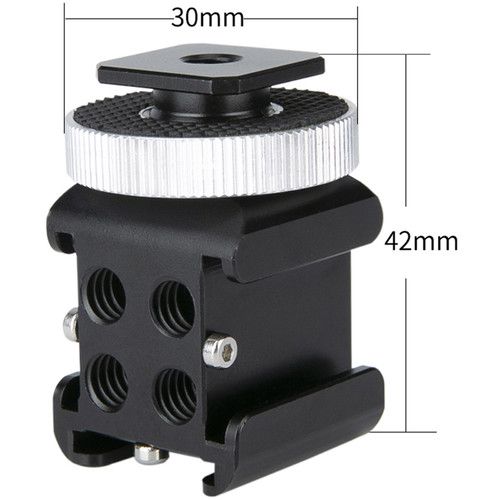  Niceyrig 3-Sided Cold Shoe Mount Adapter