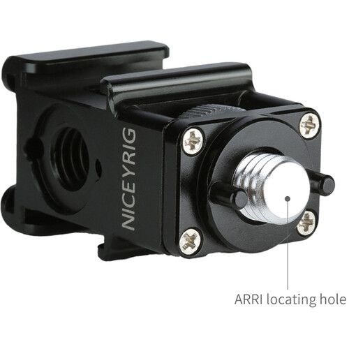  Niceyrig Cold Shoe Adapter with 3/8