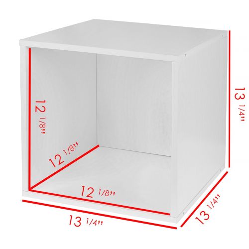  Niche NICHE Set of 6 Cubo Modular Storage Cubes and 3 Cubo Foldable Fabric Bins- Truffle/Natural