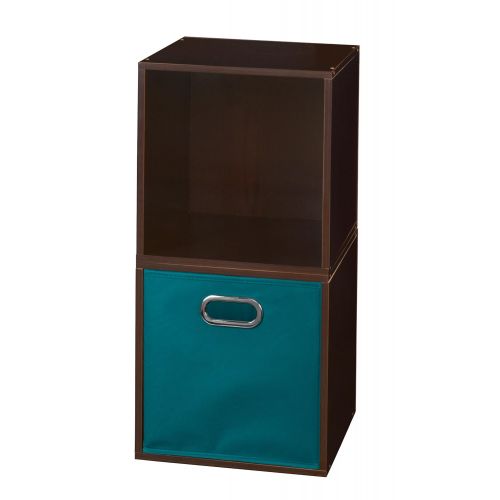  Niche NICHE Set of 6 Cubo Modular Storage Cubes and 3 Cubo Foldable Fabric Bins- Truffle/Natural