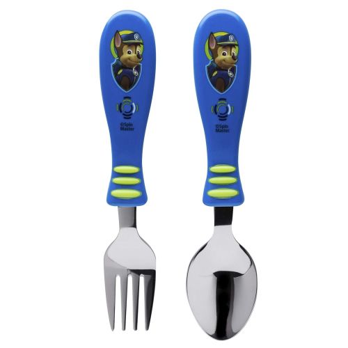  Nickelodeon Zak Designs Paw Patrol Divided Plate, Fork and Spoon Set, Paw Patrol, 3 piece set