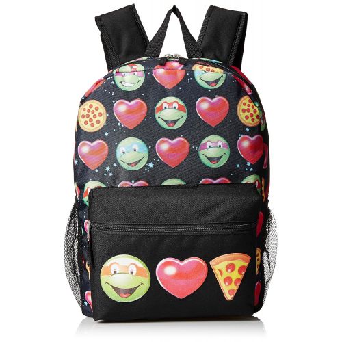  Nickelodeon Teenage Mutant Ninja Turtles Girls Emoji 17 Inch Backpack, Various, Large Size