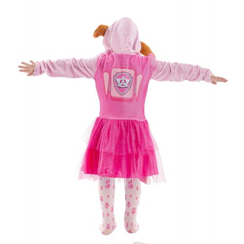  Nickelodeon Paw Patrol Skye Girls Hooded Costume Dress & Leggings Set