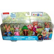 Nickelodeon Peter Rabbit Television Show Poseable Figures, Multi-Figure Adventure Set, 5-Pack, 3 Inches