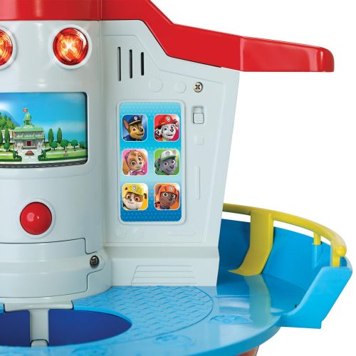  Nickelodeon PAW Patrol My Size Lookout Tower with Exclusive Vehicle, Rotating Periscope & Lights & Sounds