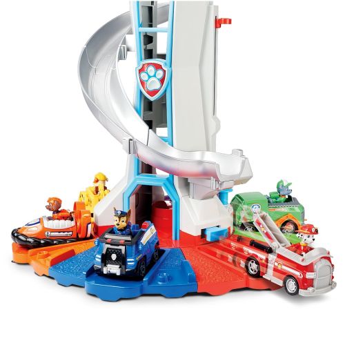  Nickelodeon PAW Patrol My Size Lookout Tower with Exclusive Vehicle, Rotating Periscope & Lights & Sounds