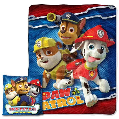  Nickelodeon Disneys Paw Patrol Pals Pillow and Throw 2 pieces Blanket Set