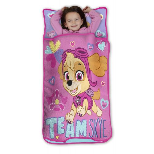  Nickelodeon Paw Patrol Team Skye Nap Mat Set - Includes Pillow and Fleece Blanket  Great for Boys and Girls...