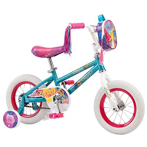  Nickelodeon Shimmer & Shine Girls Bicycle with Training Wheels, Teal