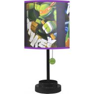 Nickelodeon TMNT Table Lamp with Die Cut Lamp Shade with CFL Bulb